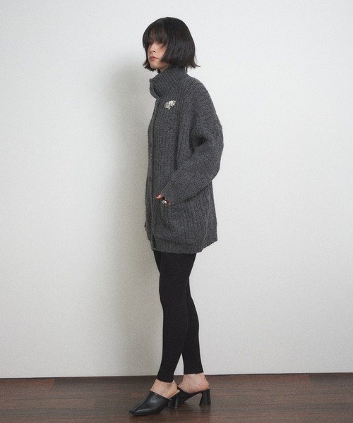 Shelly island（シェリーアイランド）の「リブレギンス（レギンス/スパッツ・レディース・グレー/ブラック/ホワイト・FREE）」の11枚目の写真