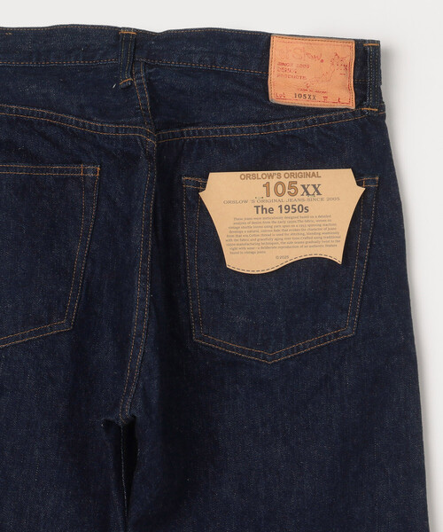 orSlow（オアスロウ）の「Orslow/オアスロウ 105XX THE 1950S SELVEDGE DENIM（デニムパンツ・メンズ・ネイビー・1/2/3）」の10枚目の写真