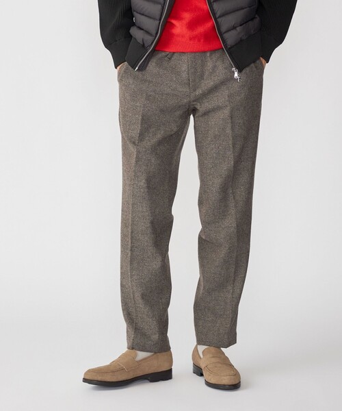 SHIPS（シップス）の「SHIPS: ホームスパン ウールカシミヤ イージーパンツ（その他パンツ・メンズ・キャメル/チャコールグレー/ネイビー・LARGE/MEDIUM/SMALL/X-LARGE）」の2枚目の写真
