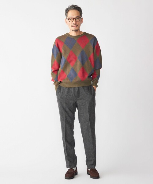 SHIPS（シップス）の「SHIPS: ホームスパン ウールカシミヤ イージーパンツ（その他パンツ・メンズ・キャメル/チャコールグレー/ネイビー・LARGE/MEDIUM/SMALL/X-LARGE）」の11枚目の写真