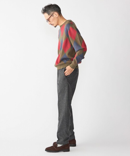 SHIPS（シップス）の「SHIPS: ホームスパン ウールカシミヤ イージーパンツ（その他パンツ・メンズ・キャメル/チャコールグレー/ネイビー・LARGE/MEDIUM/SMALL/X-LARGE）」の12枚目の写真