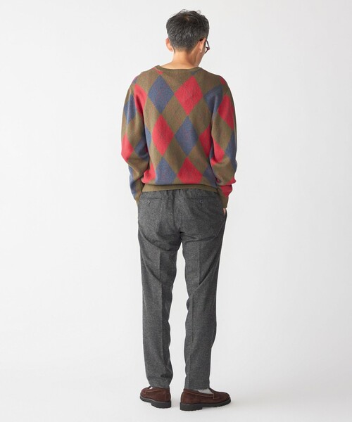 SHIPS（シップス）の「SHIPS: ホームスパン ウールカシミヤ イージーパンツ（その他パンツ・メンズ・キャメル/チャコールグレー/ネイビー・LARGE/MEDIUM/SMALL/X-LARGE）」の13枚目の写真