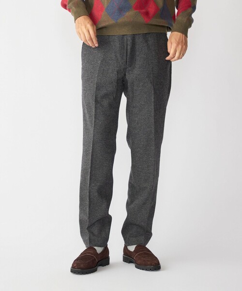 SHIPS（シップス）の「SHIPS: ホームスパン ウールカシミヤ イージーパンツ（その他パンツ・メンズ・キャメル/チャコールグレー/ネイビー・LARGE/MEDIUM/SMALL/X-LARGE）」の15枚目の写真