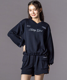 ZIDDY（ジディ）の「ケーブルニットセット(130~160cm)（セットアップ・キッズ）」