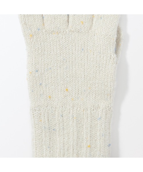 無印良品（ムジルシリョウヒン）の「＜キッズ＞　再生ポリエステル混　のびのび　手袋（手袋・キッズ・ダークグレー/オートミール/レッド・FREE）」の5枚目の写真