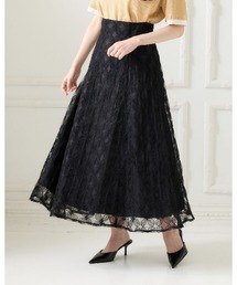 LANTINAM（ランティナム）の「Tule Flower Flare Skirt（スカート）」