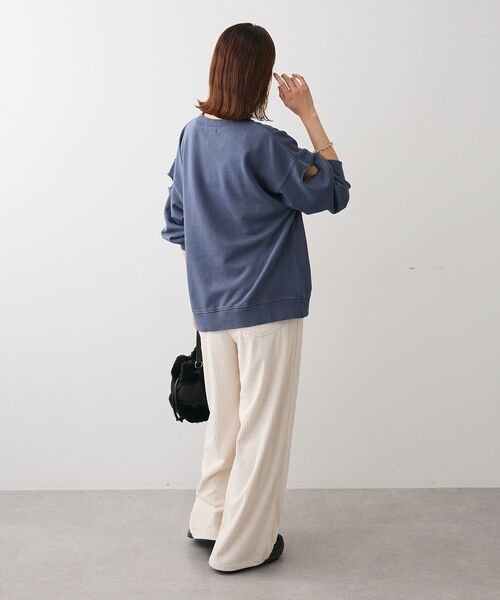 ELENCARE DUE（エレンカーレデュエ）の「・ELENCARE DUE コーデュロイイージーパンツ（その他パンツ・レディース・ブラック/アイボリー/ブラウン/ボルドー・FREE）」の9枚目の写真