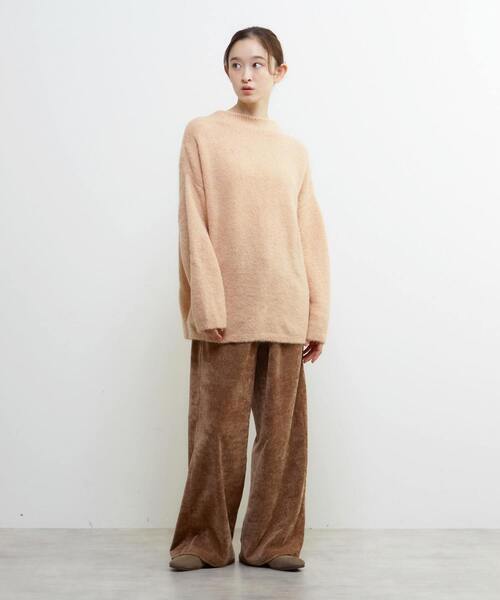 Lourmarin（ルールマラン）の「《別注》【TRICOTS JEAN MARC/トリコット・ジーン・ マルク】ボトルネックニットプルオーバー（ニット/セーター・レディース・ブルー/グレー/ピンクベージュ/ライトグレー・FREE）」の17枚目の写真