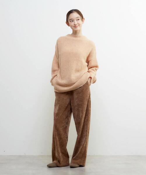 Lourmarin（ルールマラン）の「《別注》【TRICOTS JEAN MARC/トリコット・ジーン・ マルク】ボトルネックニットプルオーバー（ニット/セーター・レディース・ブルー/グレー/ピンクベージュ/ライトグレー・FREE）」の18枚目の写真