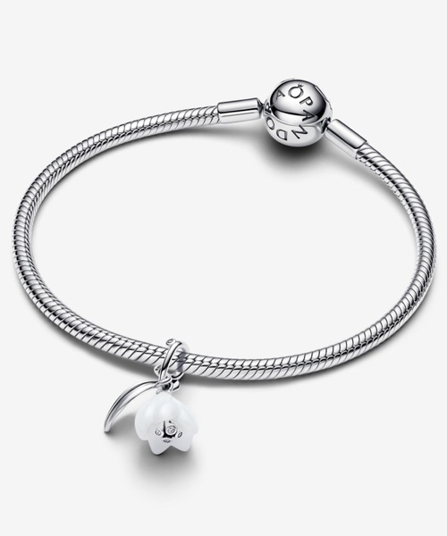 スノードロップ フラワー ダングル チャーム（チャーム）｜Pandora