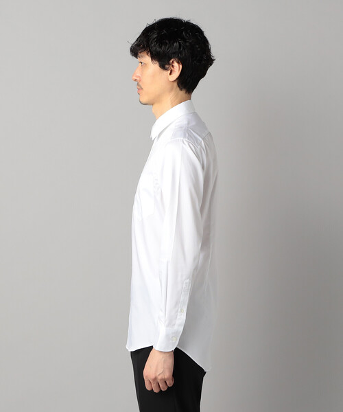 COMME CA MEN(コムサメン)の「アルビニ コットンブロード レギュラーカラーシャツ(シャツ/ブラウス・メンズ・ホワイト・S/M/L)」の7枚目の写真