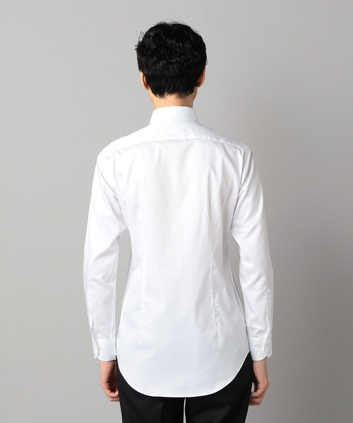 COMME CA MEN(コムサメン)の「アルビニ コットンブロード レギュラーカラーシャツ(シャツ/ブラウス・メンズ・ホワイト・S/M/L)」の8枚目の写真
