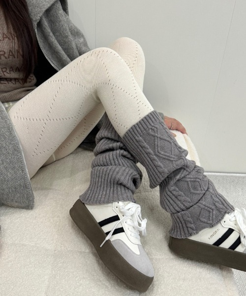 Argyle check knit tights（タイツ/ストッキング）｜Vipoa（ヴィポア