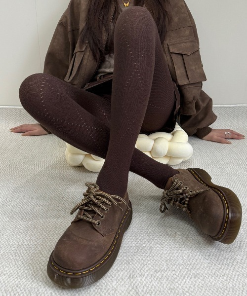 Vipoa（ヴィポア）の「Argyle check knit tights（タイツ/ストッキング・レディース・アイボリー/チャコールグレー/グレー/ブラック/ブラウン/レッド・FREE）」の11枚目の写真