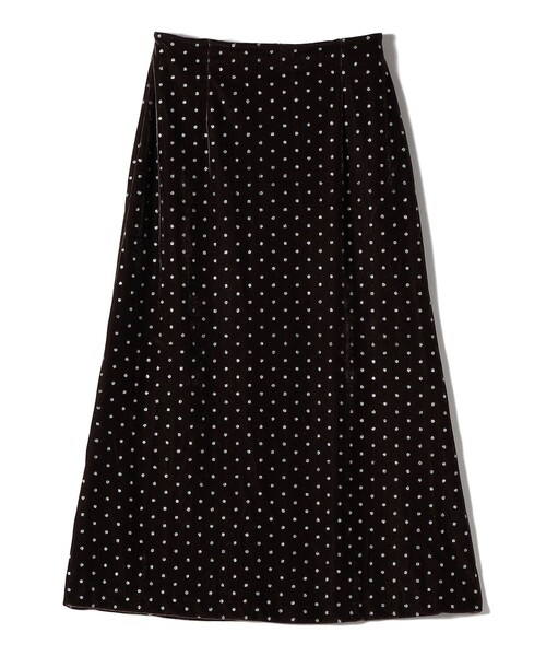 SHIPS Colors:〈手洗い可能〉グリッタープリント ポリエステルベロア