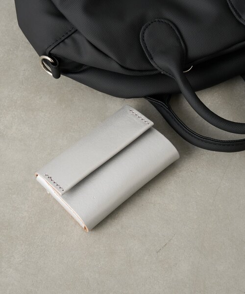 BIRTHDAY BAR（バースデイバー）の「【TIDEWAY】NFC fold card case　カードケース（カードケース・レディース・シルバー/ブラック・0）」の2枚目の写真