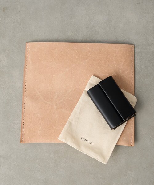 BIRTHDAY BAR（バースデイバー）の「【TIDEWAY】NFC fold card case　カードケース（カードケース・レディース・シルバー/ブラック・0）」の3枚目の写真