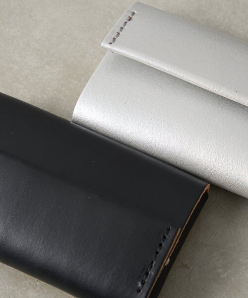 BIRTHDAY BAR（バースデイバー）の「【TIDEWAY】NFC fold card case　カードケース（カードケース・レディース・シルバー/ブラック・0）」の11枚目の写真