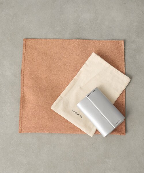 BIRTHDAY BAR（バースデイバー）の「【TIDEWAY】NFC fold card case　カードケース（カードケース・レディース・シルバー/ブラック・0）」の12枚目の写真