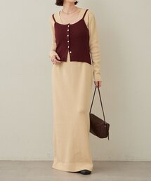 Omekashi | ニットワンピビスチェセット(ワンピース)