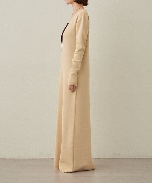 Omekashi（オメカシ）の「ニットワンピビスチェセット（ワンピース・レディース・ブラック/ベージュ・38/36/TM）」の13枚目の写真