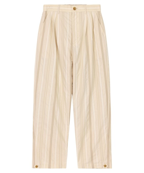 ZUCCa(ズッカ)の「エスニックジャガード / パンツ / S(その他パンツ・レディース・ブラック/ベージュ・M size)」の2枚目の写真