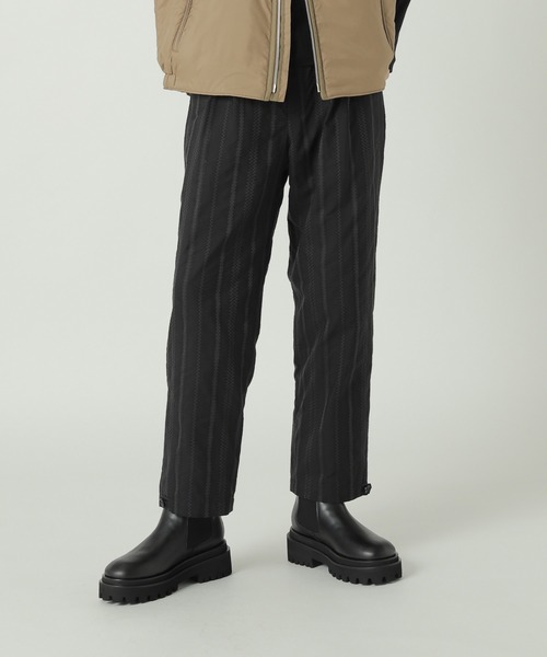 ZUCCa(ズッカ)の「エスニックジャガード / パンツ / S(その他パンツ・レディース・ブラック/ベージュ・M size)」の1枚目の写真