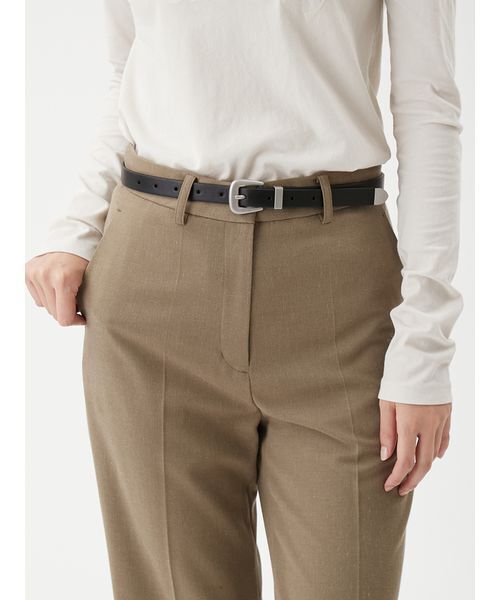 Mila Owen（ミラオーウェン）の「ヴィンテージスリムベルト（ベルト・レディース・ブラウン/ゴールド/ベージュ/シルバー・F）」の10枚目の写真