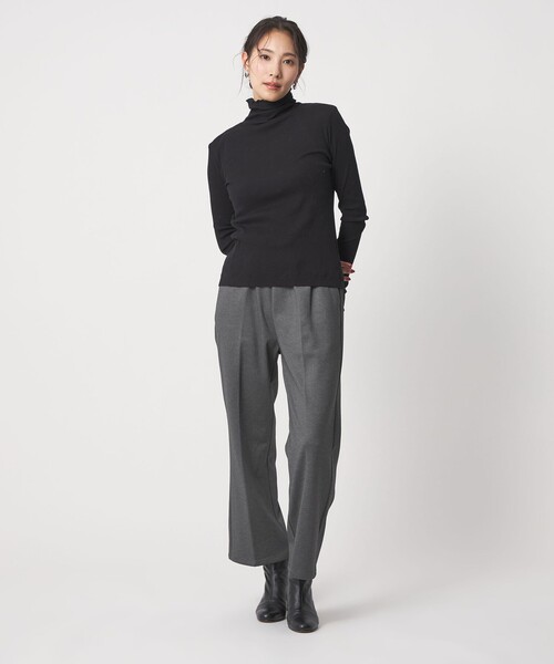 A DAY IN THE LIFE UNITED ARROWS(アデイインザライフユナイテッドアローズ)の「ポンチ ウラケプリント イージーワイドパンツ <A DAY IN THE LIFE>(その他パンツ・レディース・ロイヤルブルー/ダークブラウン/グレー系/ダークグレー・36/40/38)」の22枚目の写真