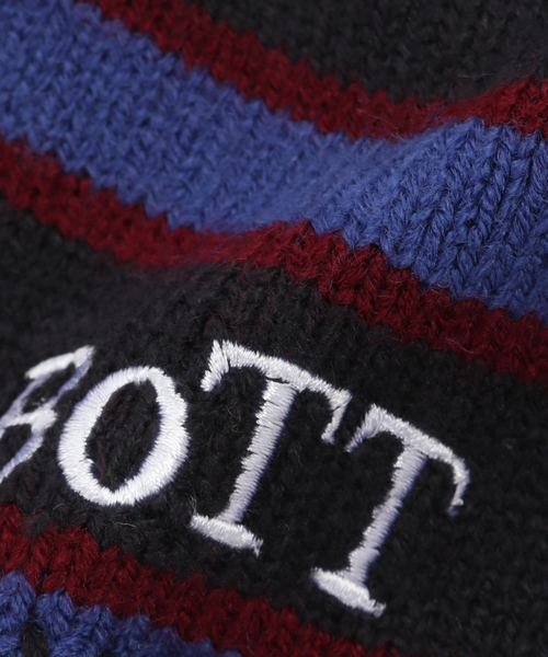 BOTT(ボット)の「BoTT / ボット Tassel Pom Beanie(ニットキャップ/ビーニー・メンズ・ブラウン/ネイビー・FREE)」の6枚目の写真
