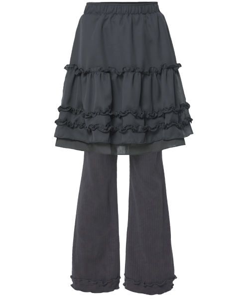 パンツ PerfumeCloset Layered Pleats Pants PerfumeCloset Layered Pleats Pants