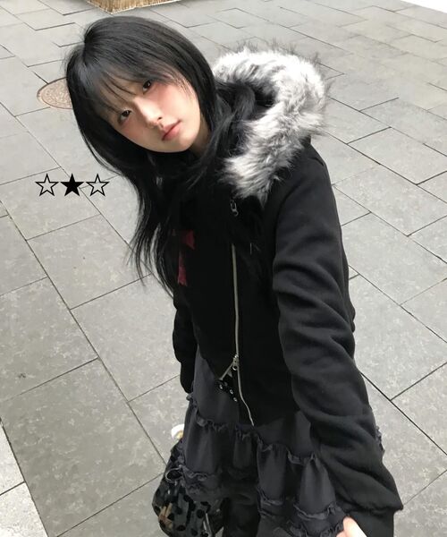 FLAREUP(フレアアップ)の「3-Layered Ruffle Skirt Pants (FL-260_Charcoal)(その他パンツ・レディース・チャコール・OS)」の13枚目の写真