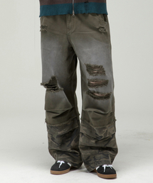 GLACK（グラック）の「GP131 カモフラージュミックスコットンパラシュートパンツ (オリーブ)（その他パンツ）」