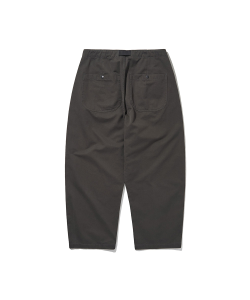 HISHANDER（ヒズハンダー）の「BELTED WIDE CHINO PANTS [Grey]（その他パンツ・レディース・その他・1/2/3）」の3枚目の写真