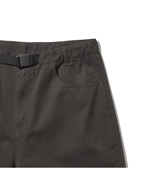 HISHANDER（ヒズハンダー）の「BELTED WIDE CHINO PANTS [Grey]（その他パンツ・レディース・その他・1/2/3）」の4枚目の写真