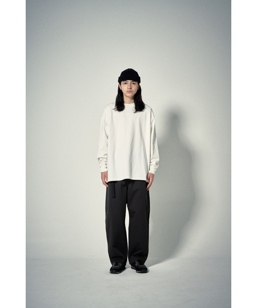 HISHANDER（ヒズハンダー）の「BELTED WIDE CHINO PANTS [Grey]（その他パンツ・レディース・その他・1/2/3）」の8枚目の写真