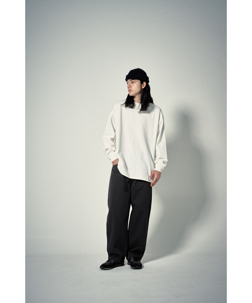 HISHANDER（ヒズハンダー）の「BELTED WIDE CHINO PANTS [Grey]（その他パンツ・レディース・その他・1/2/3）」の12枚目の写真