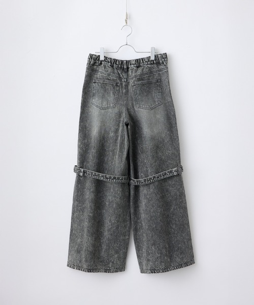 Spielio（シュピーリオ）の「【Spielio】Eyelet belted denim / アイレットベルテッドデニム（デニムパンツ・メンズ・グレー/ブルー・L/M/S）」の18枚目の写真