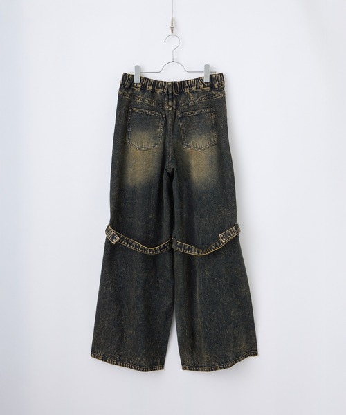 Spielio（シュピーリオ）の「【Spielio】Eyelet belted denim / アイレットベルテッドデニム（デニムパンツ・メンズ・グレー/ブルー・L/M/S）」の20枚目の写真