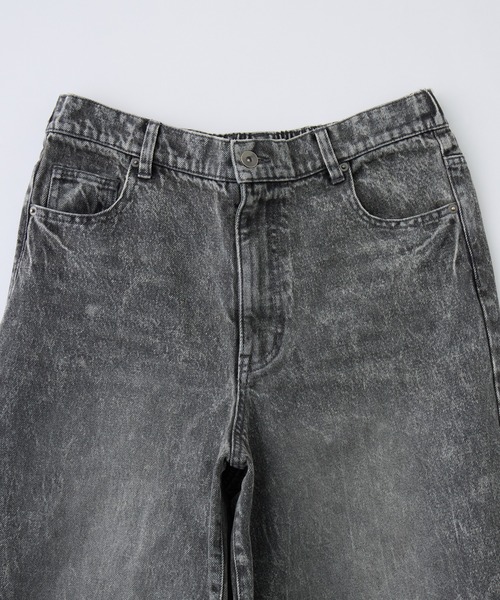 Spielio（シュピーリオ）の「【Spielio】Eyelet belted denim / アイレットベルテッドデニム（デニムパンツ・メンズ・グレー/ブルー・L/M/S）」の21枚目の写真