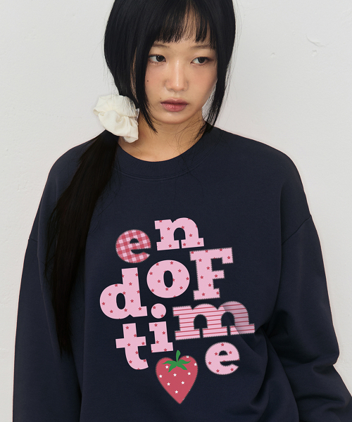 GRAVER（グレーバー）の「[ユニセックス]ベリー END OF TIME スウェット_3カラー（スウェット・レディース・ブラック/ネイビー/アイボリー・SMALL/MEDIUM/LARGE）」の17枚目の写真