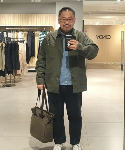 MUSINSA STANDARD（ムシンサスタンダード）の「ホワイトサテンショールジャケット [カーキ]（ミリタリージャケット・メンズ・その他・XX-LARGE/LARGE/MEDIUM/X-LARGE/SMALL/XXX-LARGE）」の10枚目の写真