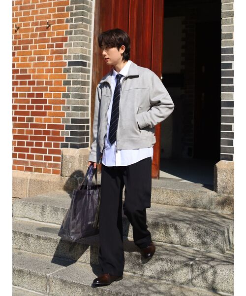 MUSINSA STANDARD（ムシンサスタンダード）の「軽量セミワイド隠しバンディングスラックス[ブラック]（スラックス・メンズ・その他・26/27/28/29/38）」の19枚目の写真