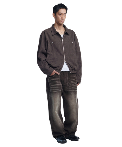 NOMANUAL（NOMANUAL）の「W.S CORDUROY PANTS - BROWN（その他パンツ・レディース・その他・SMALL/MEDIUM/LARGE）」の5枚目の写真
