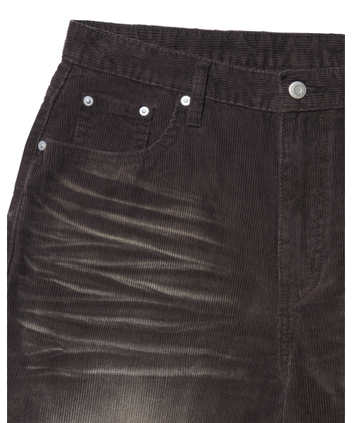 NOMANUAL（NOMANUAL）の「W.S CORDUROY PANTS - BROWN（その他パンツ・レディース・その他・SMALL/MEDIUM/LARGE）」の2枚目の写真