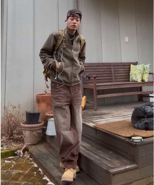 NOMANUAL（NOMANUAL）の「W.S CORDUROY PANTS - BROWN（その他パンツ・レディース・その他・SMALL/MEDIUM/LARGE）」の3枚目の写真