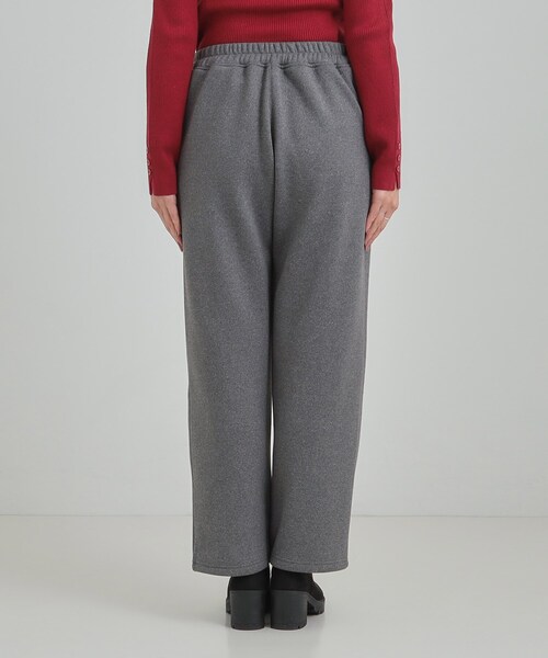 SHOO・LA・RUE(シューラルー)の「【洗濯機可/S-LL/あったか】もちもちの肌触りがやみつきに 裏起毛カーブパンツ(その他パンツ・レディース・チャコールグレー/ブラック・01/02/03/04)」の13枚目の写真