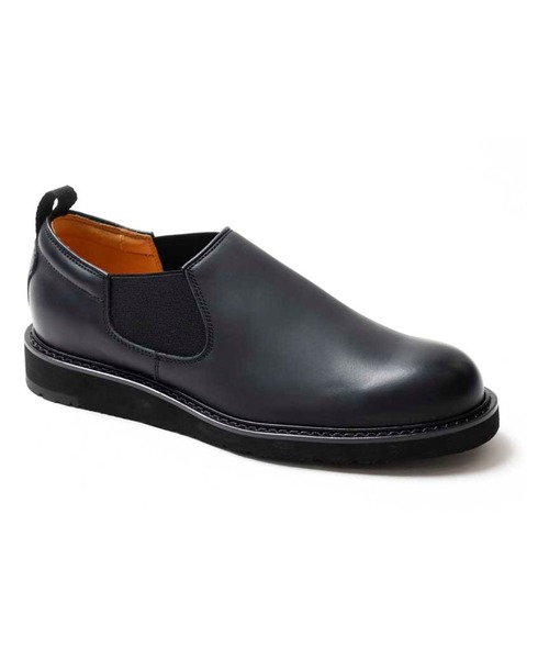 REDWOOD RIVER（レッドウッドリバー）の「レッドウッドリバー メンズ RX07 SIDE GORED SLIP-ONS（スリッポン・メンズ・ブラック・24.5/25/25.5/26/26.5/27）」の2枚目の写真