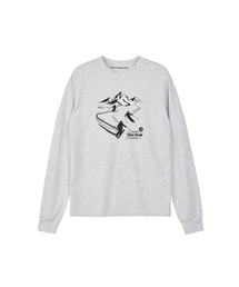Rest&Recreation（レストアンドレクリエーション）の「22TEAM GRAPHIC LONG SLEEVE T-SHIRT - GREY（Tシャツ/カットソー）」