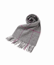 PIACENZA | PIACENZA(ピアツェンツァ) シルク/カシミヤ チェックマフラー 30×180(マフラー)
